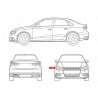 Audi 100 C2 79- Fanale Gruppo Ottico Destro H4-12v4w Senza Calotta HELLA-1AH003580-421 New From Old Stock