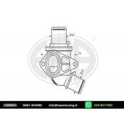 Fiat Marea Weekend [185] 96-07 Termostato Valvola Termostatica 70° Originale Behr c.748.70 46461912 New From Old Stock