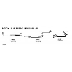 lancia-delta-831-16-hf-turbo-86-93-tubo-collettore-con-flessibile-cd4960-4960-82417493