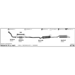 Fiat Regata 138 751.5 MPI (Multipoint) 84-89 Ritmo 1.5cc 78-88 Tubo Collettore Scarico IMASAF-265601-7567725