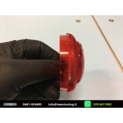 Trasparente Red Ø65mm Fanalino Luce Ingombro Gabina Per Autocarri - 33.910.131-33910131 Old-Timer-Parts