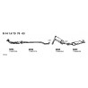 Renault R14 1.2-1.4 76-83 Marmitta Silenziatore Scarico Posteriore Nuova Fonos Aluminox CD6552-7700645785