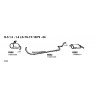 Renault R5 1.3cc 1.4cc Marmitta Scarico Anteriore Nuova ANSA-CD6986- 7700573290-7700619319