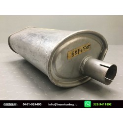 Renault R18 1.6 Turbo Benzina 80-86 Marmitta Silenziatore Posteriore Fonos Aluminox-6874-CD6874-7700683611