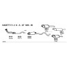 Opel Astra F 1.6-1.8-2.0GSI 92-98 Kadett E 82-93 Marmitta Silenziatore Scarico Posteriore Bosal-5651-CD5651-5763-CD5763