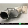 Ford Focus 1.6 16v 100HP 98-04 Silenziatore Scarico Sportivo INOX Omologato Terminale Ø100 mm CSC-FO760010