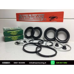 Alfa Romeo Giulia 105 1.3cc 62-80 Kit Gommini Riparazione x2 Pinza Freno Anteriore Ø48mm L+R FRENKIT D4086-KK-New Old Stock