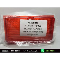 Fiat 127 L C CL dal 77 al 82 Plastica Lente Fanalino Posteriore Dx ALTISSIMO-TPD366-22.5124-New Old Stock