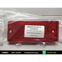 Fiat 131L/CL Mk1 1974- Plastica Lente Rossa Centrale Fanale Posteriore Sinistro ALTISSIMO-294501S-290.4501-S-4324032