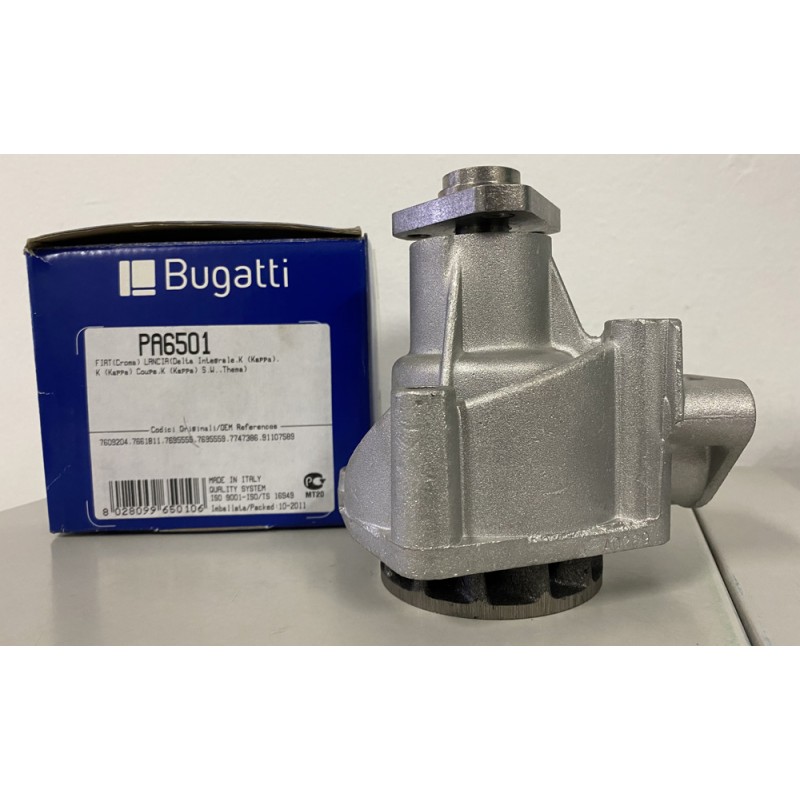 PA6501 BUGATTI POMPA ACQUA FIAT CROMA e COUPE LANCIA KAPPA THEMA DELTA  INTEGRALE NOS