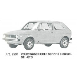 Mascherina Parafreddo Nuova Originale GEV-2501 Volkswagen Golf Mk1 GTD-GTI New Nos