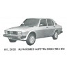 ALFA ROMEO ALFETTA 2000 MOD.82-85 MASCHERINA PARAFREDDO NUOVA ORIGINALE GEV 2650 NOS