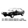 LANCIA DELTA 79-86 MASCHERINA PARAFREDDO NUOVA ORIGINALE GEV 2583 NOS