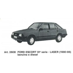 FORD ESCORT III LASER 80-86 MASCHERINA PARAFREDDO NUOVA ORIGINALE GEV 2608 NOS