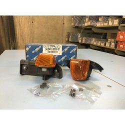 Kit lampeggiatori Luce Arancio Con Staffe Applicazioni Autocarri Mezzi Agricoli Nuovo Originale COBO-04.418.0000.01