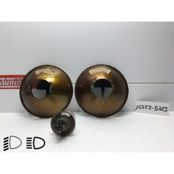 Coppia Fanale Anteriore Destro e Sinistro Fiat 600 N & D Nuovi Marchal 5723-15723 New From Old Stock