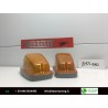 Coppia Fanale Freccia Anteriore Laterale Destro e Sinistro Piaggio APE 150 Faro Basso Bellù 357.010-357010 New From Old Stock